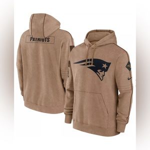 AUTHENTIC Nike England Patriots Salute to Service Hoodie 2023 Men's Sideline Sml